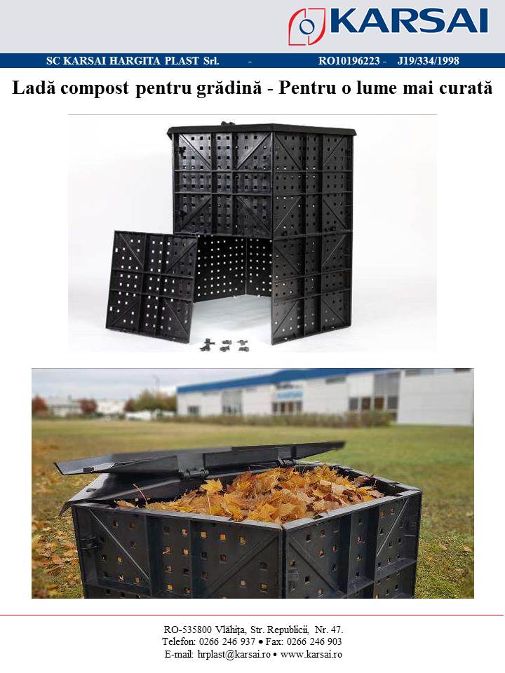 Cutie de compost (660 l /330 l)