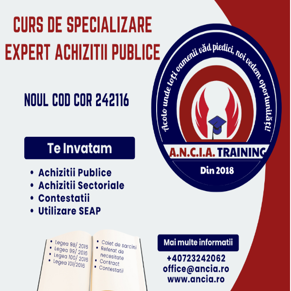 Expert Achizitii Publice - Noul Cod COR 242116