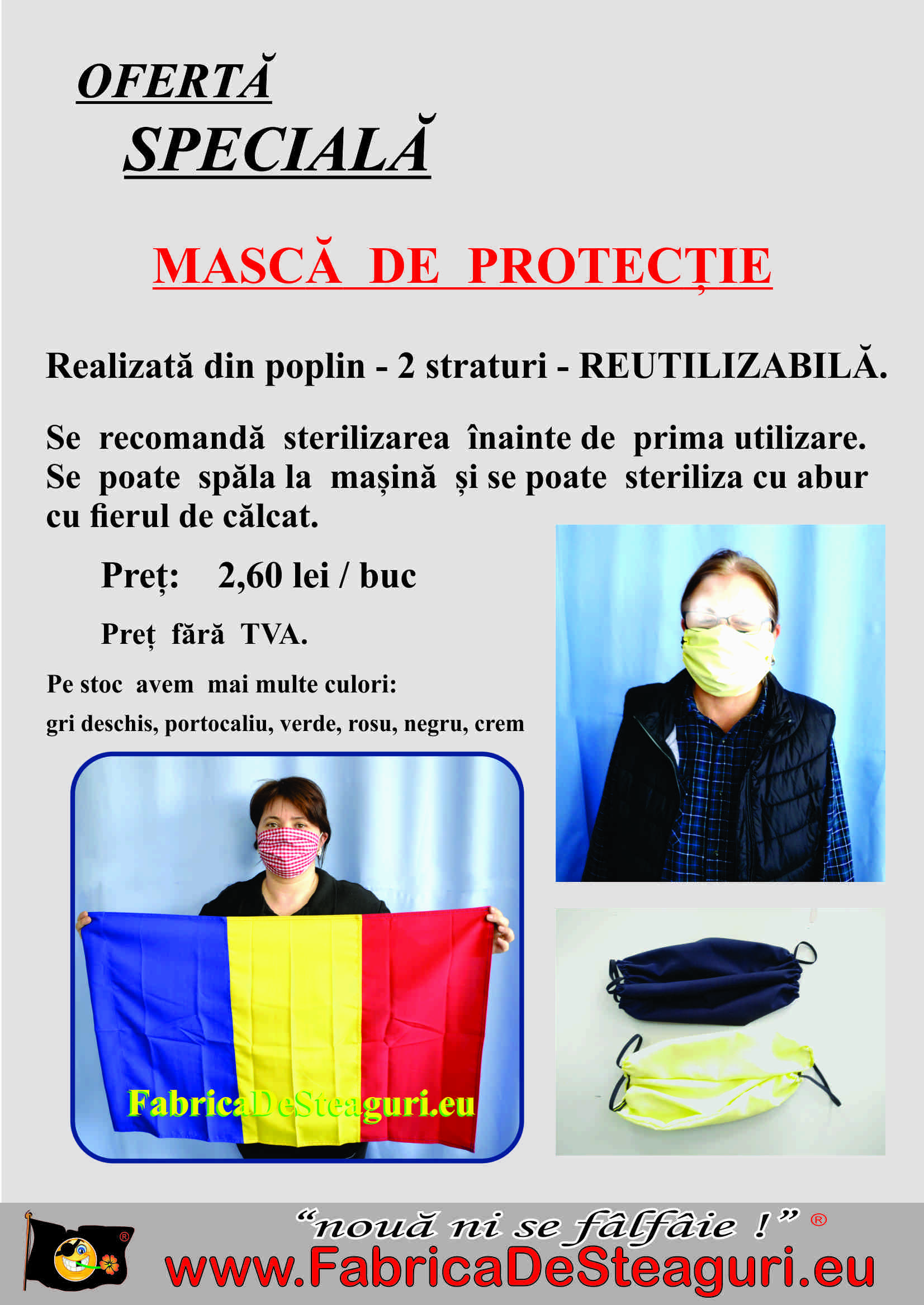 MASCA  PROTECTIE  TEXTILA