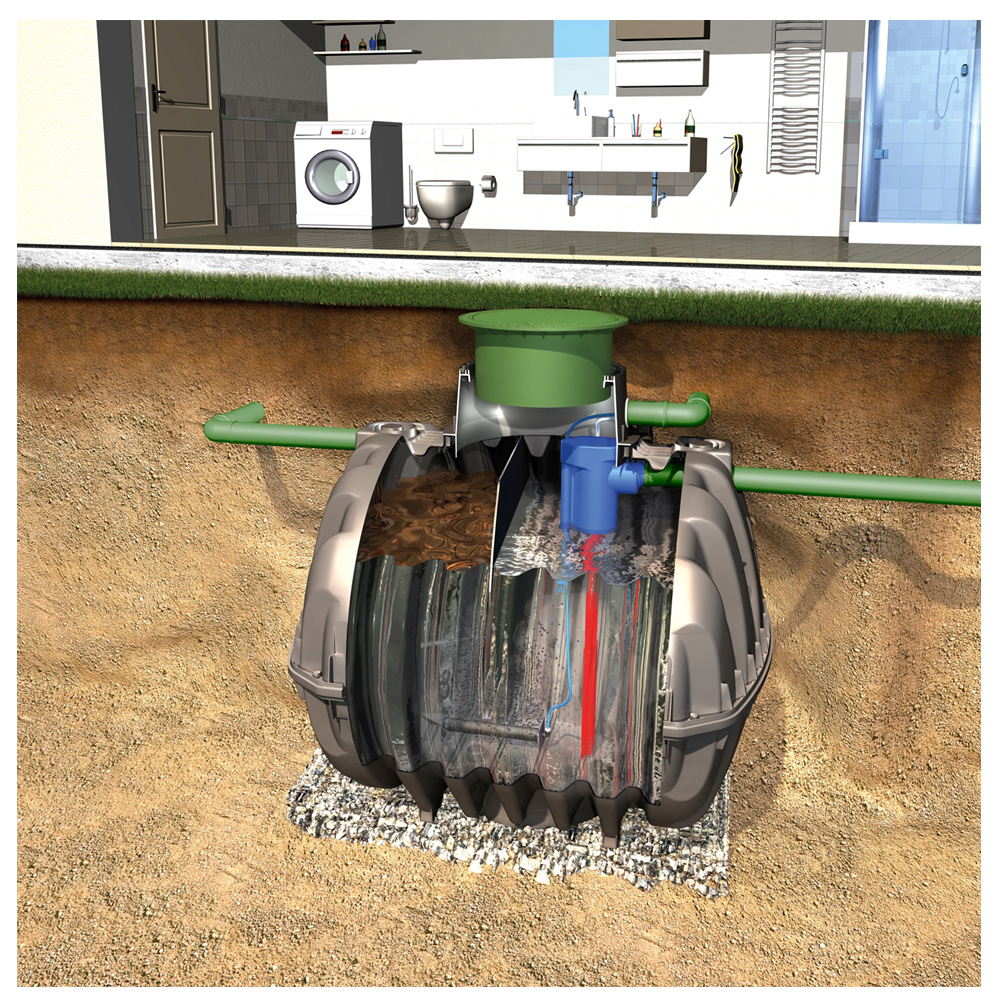 STATIE DE EPURARE GRAF ONE2CLEAN, 3-5 PERSOANE, 2700 L