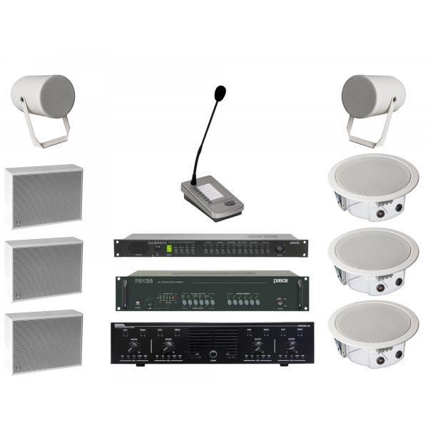 Sistem Sonorizare Pentru Scoala cu 24 de Zone