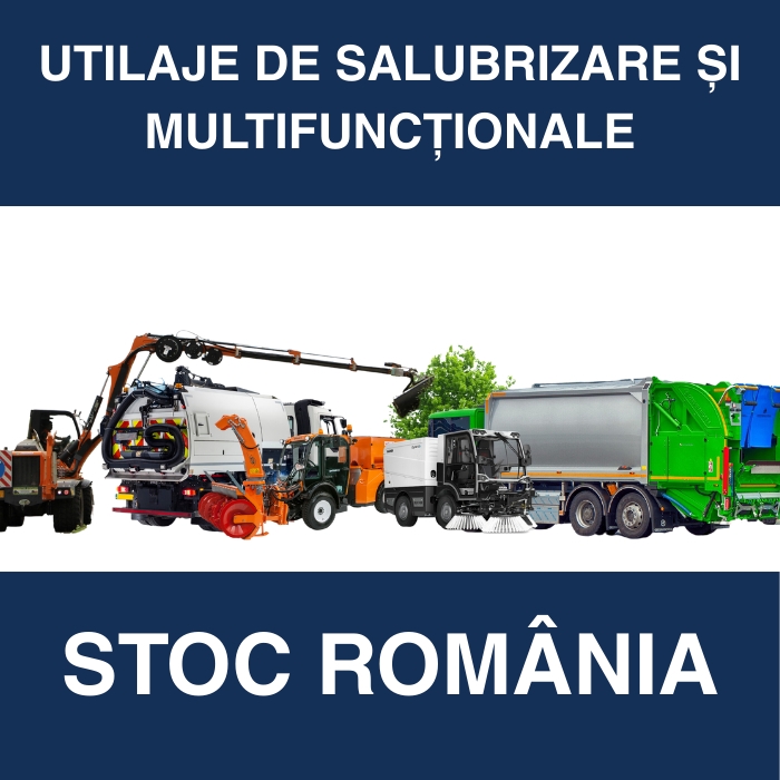 Utilaje de Salubrizare | Stoc România | Livrare Rapidă