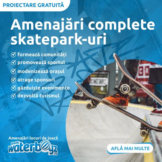 Amenajări complete Skatepark
