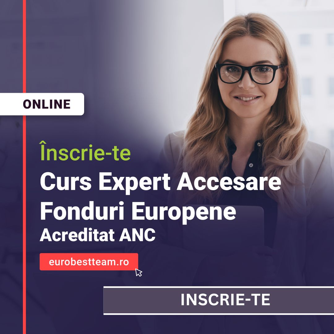 Curs Acreditat CAFFPA Expert Accesare Fonduri Europene 26 noiembrie 2025 – 14 ianuarie 2026