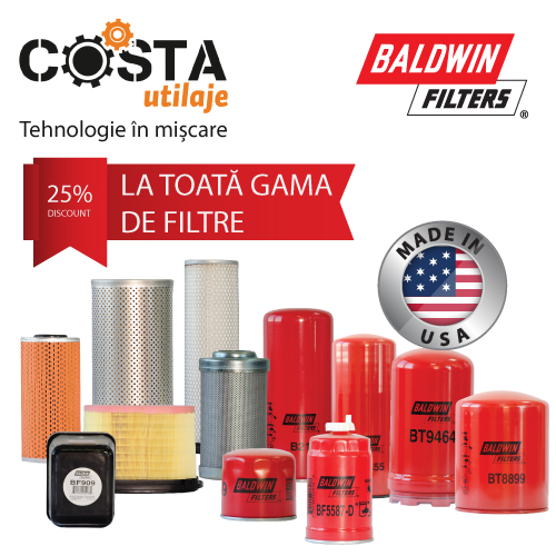 Ofertă filtre de calitate superioară BALDWIN
