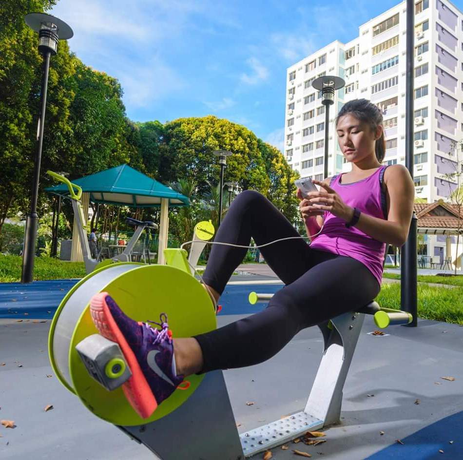 Fitness urban generator de energie - revoluție in orașele verzi