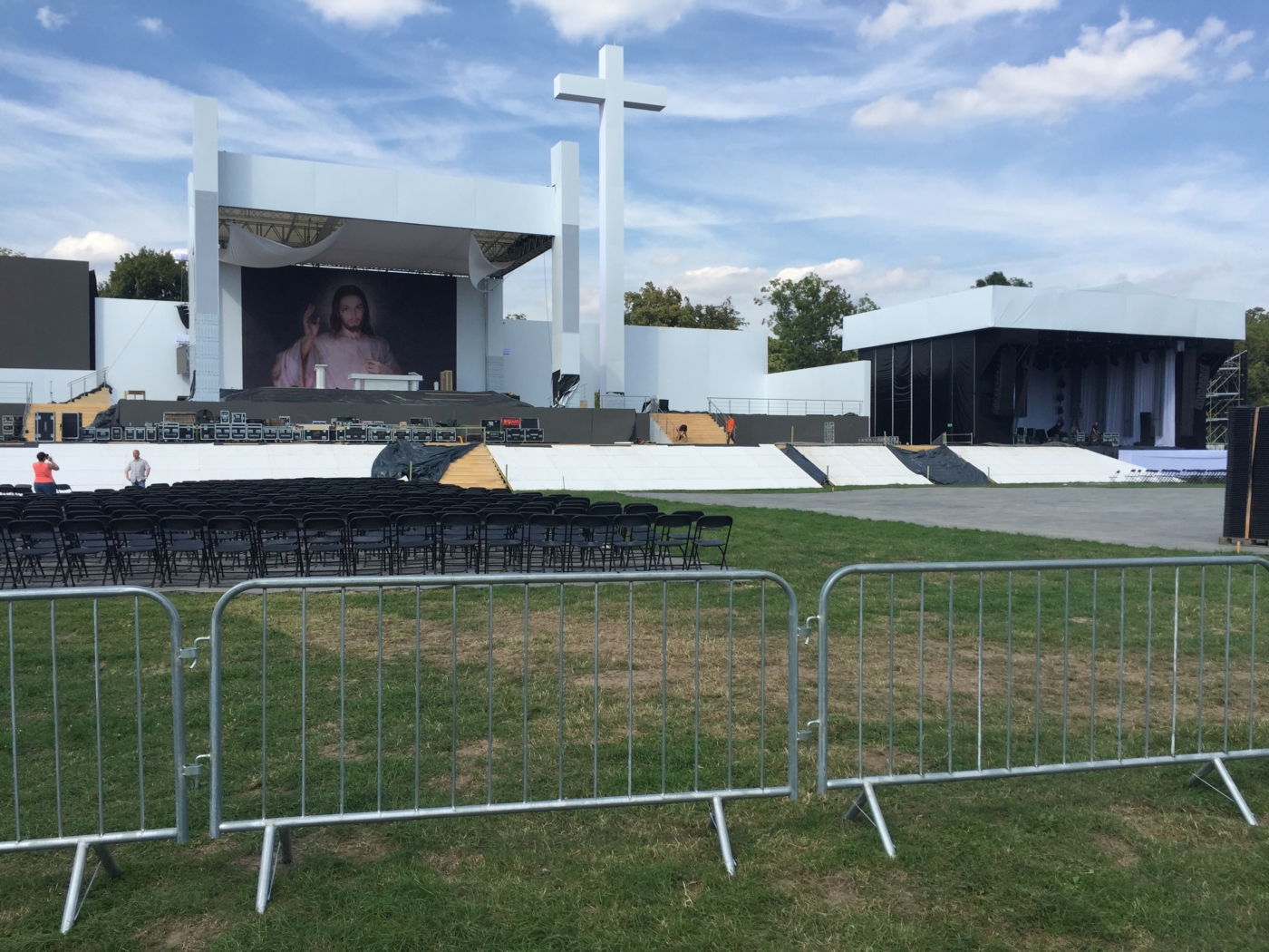 Gard mobil delimitare evenimente sportive, bariera tip jandarmerie model Barrier Light