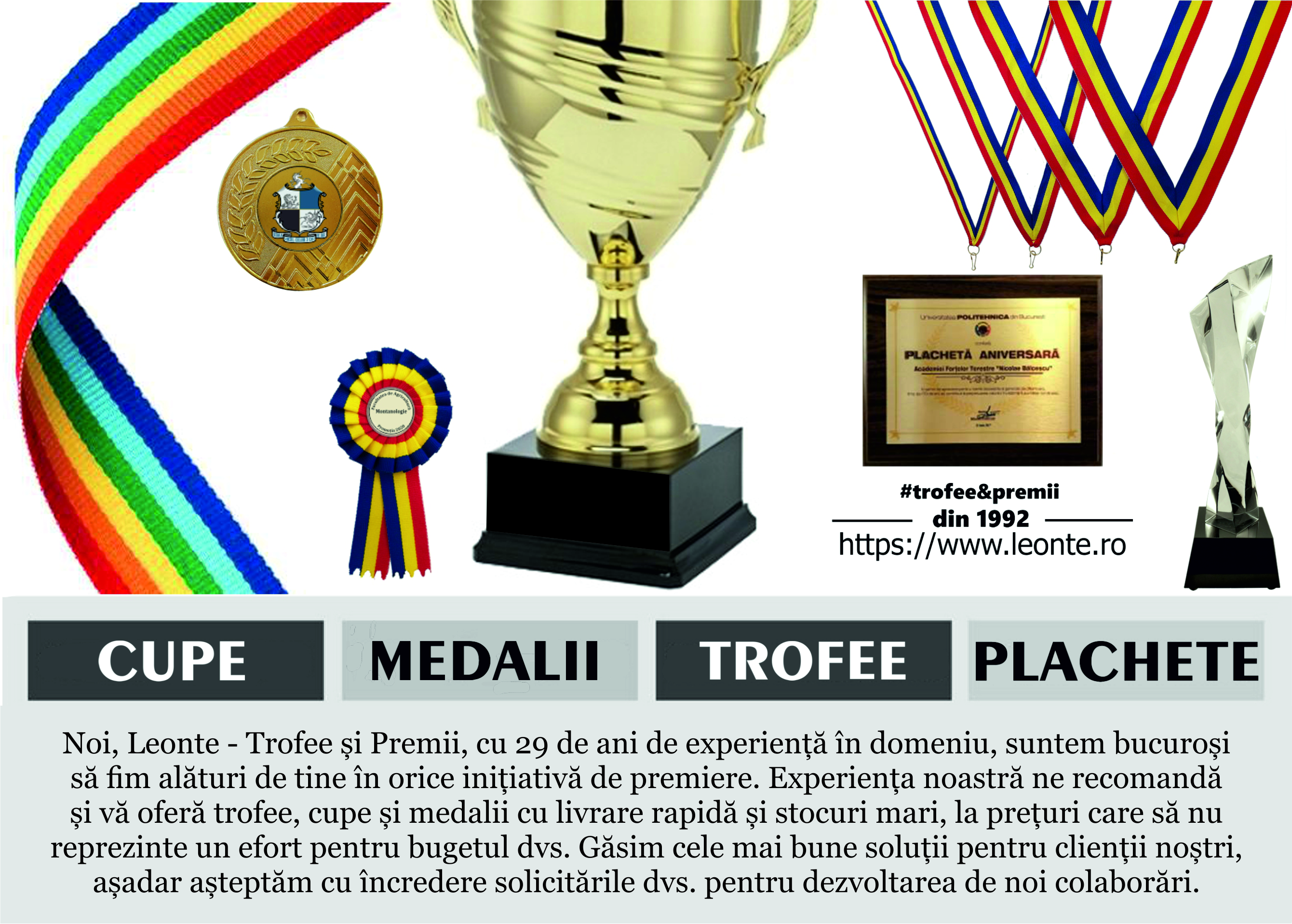 Știm doar că oamenii nu pot trăi fără sport, iar sportul are nevoie de trofee !!!