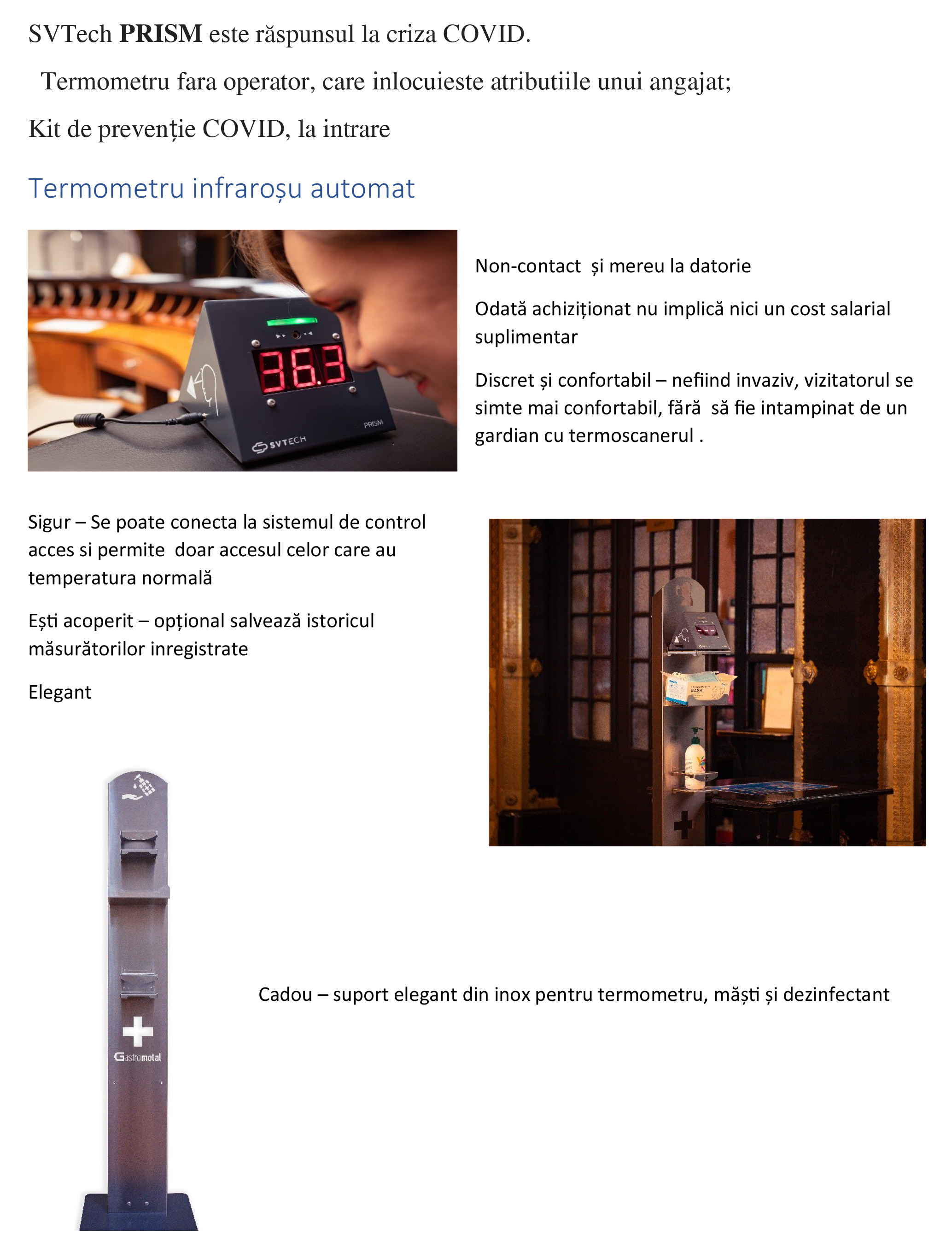 SVTech PRISM este răspunsul la criza COVID.