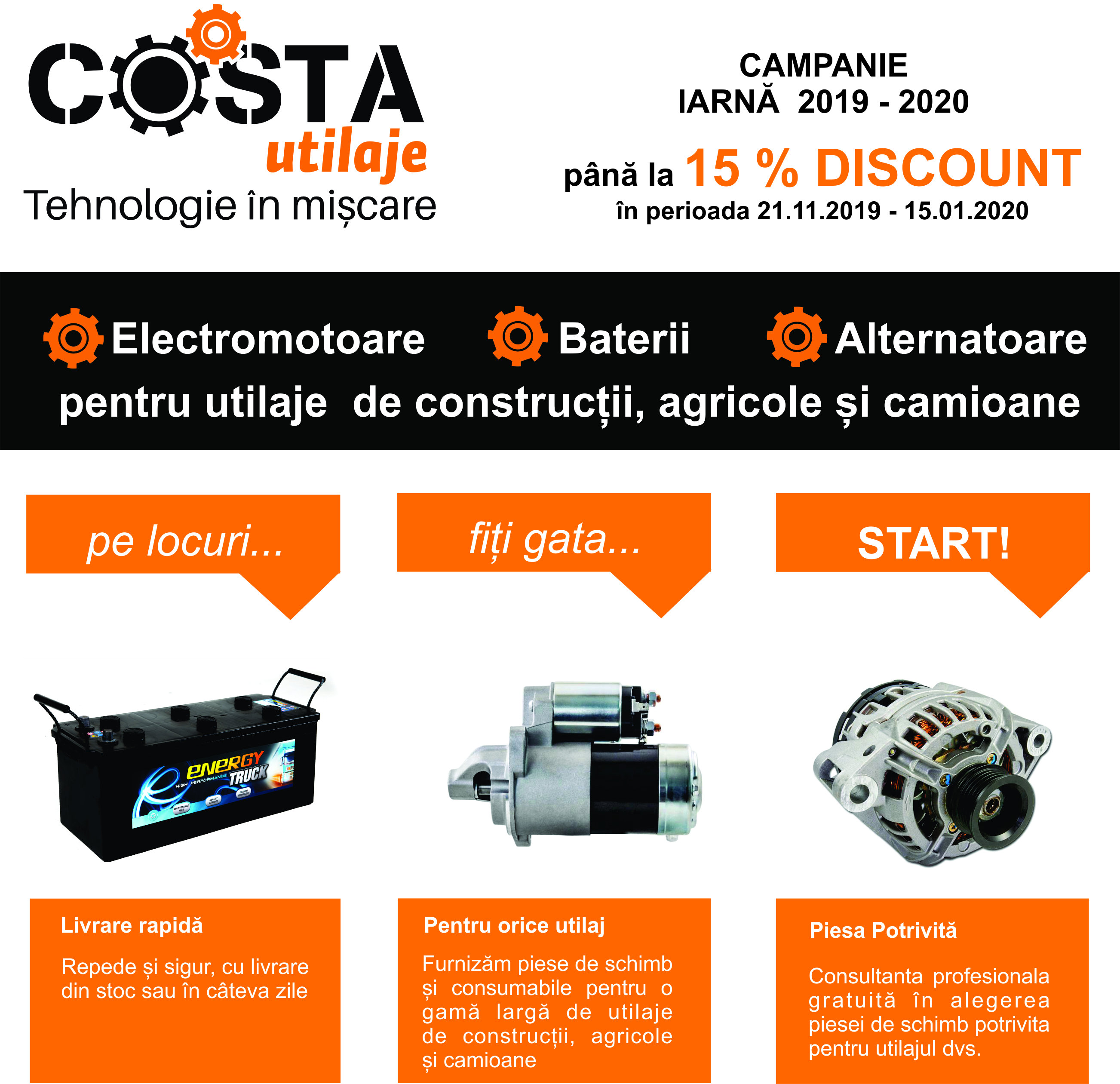 Pe locuri, fiti gata...start: