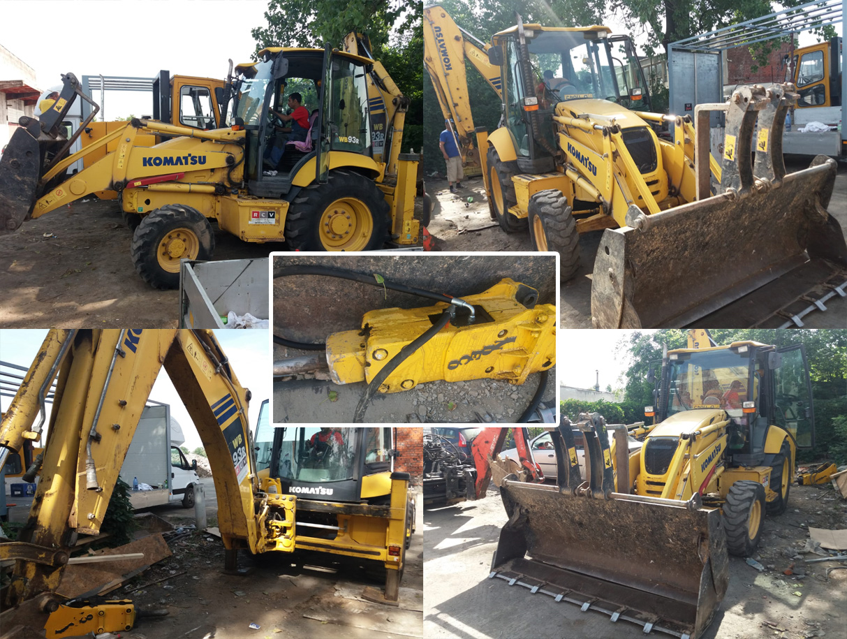 Buldoexcavator Komatsu