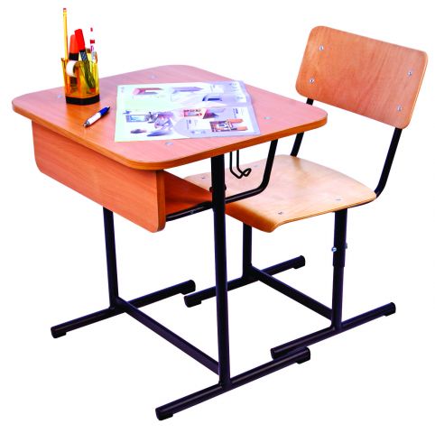 Mobilier scolar - Set individual ALFA reglabil - Preţ: 229 lei (TVA inclus)