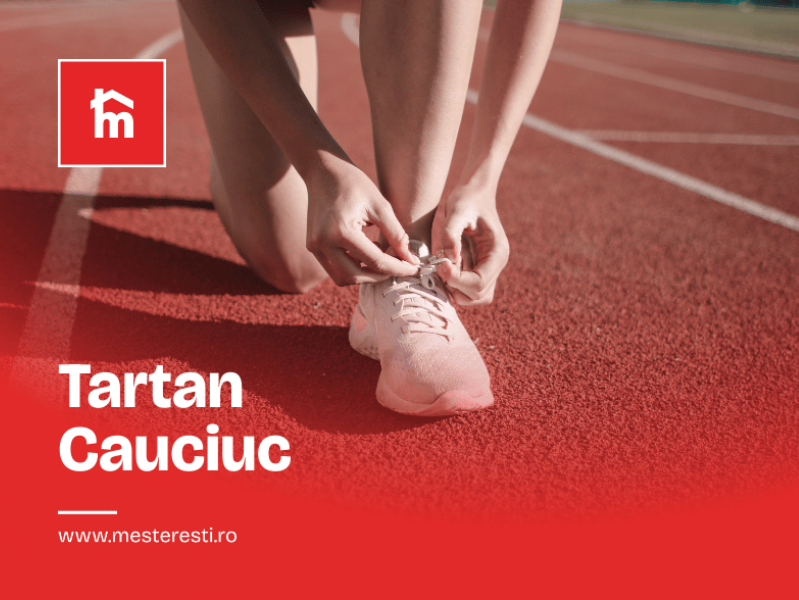 Terenuri Sport din Tartan Cauciuc + Trasaje GRATUITE