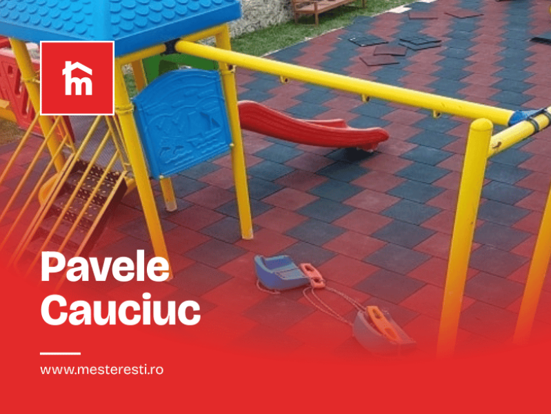 Pavele cauciuc pentru Spații de Joacă