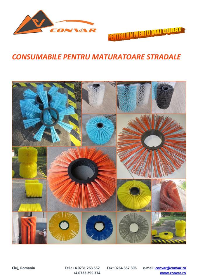 Perii si inele perie pentru masinile de curatenie