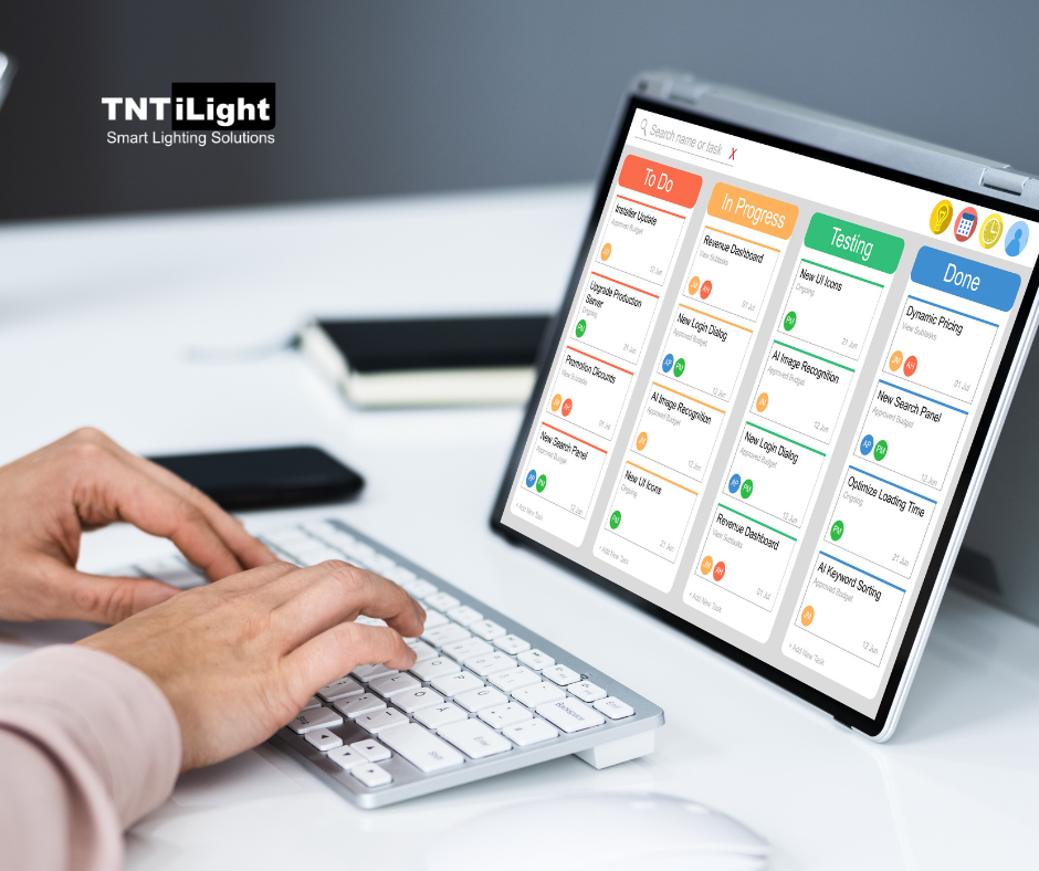 Sistem inteligent iluminat public