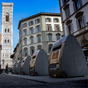 Insule subterane cu containere individuale