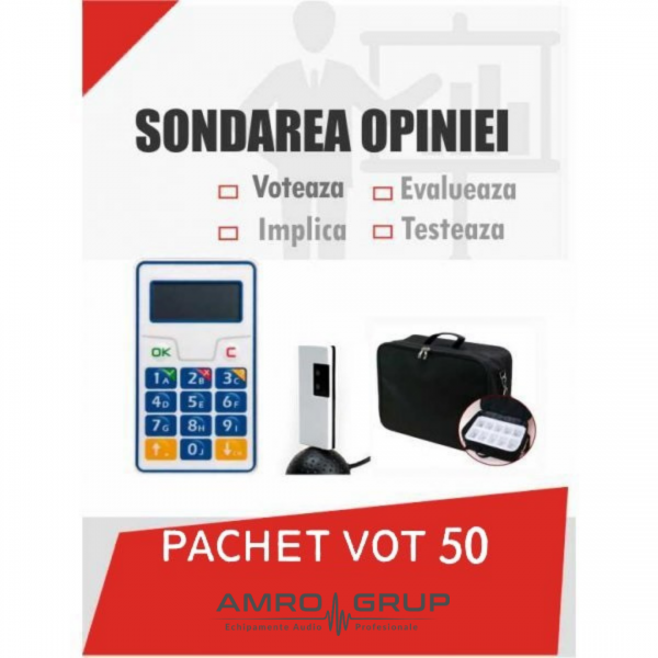 Pachet sondarea opiniei, televot 50 telecomenzi