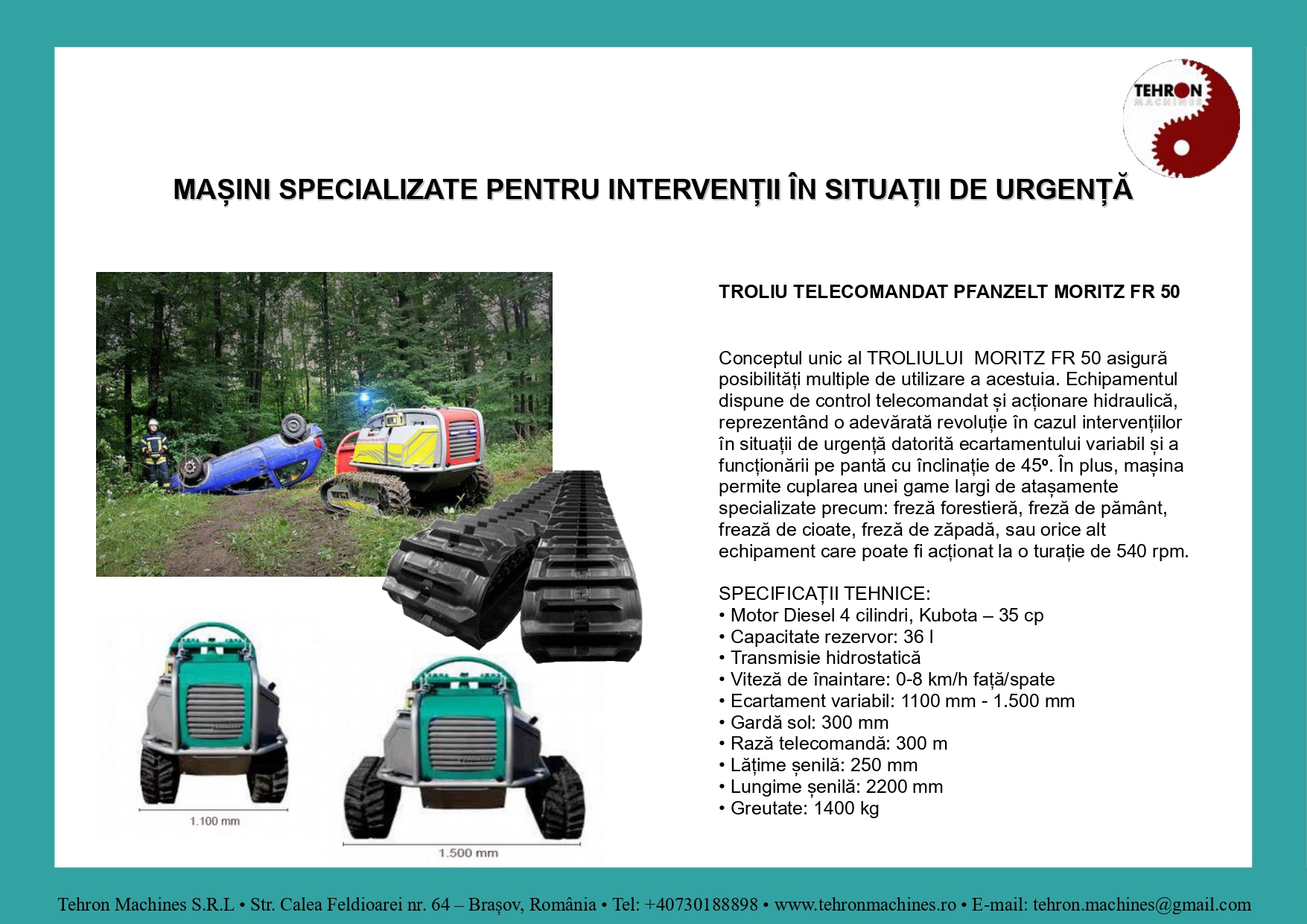 TROLIU TELECOMANDAT PFANZELT MORITZ FR 50