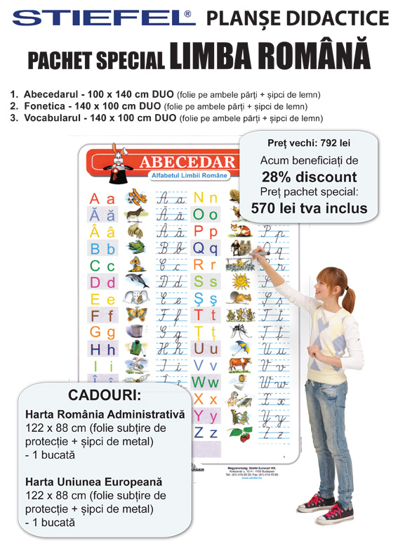 Harti Scolare Limba Romana - Pachet Promotional