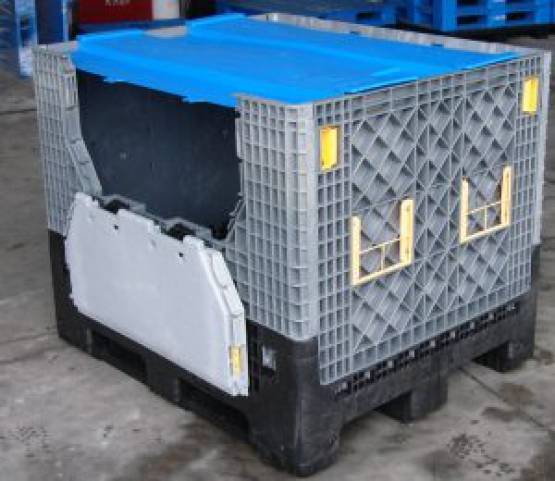 Containere pentru deșeuri solide (baterii auto uzate și alte deșeuri periculoase)