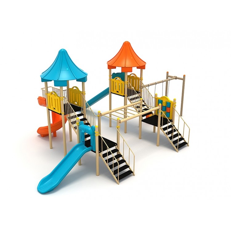 119M Clasic Ansamblu loc de joaca exterior parc din metal