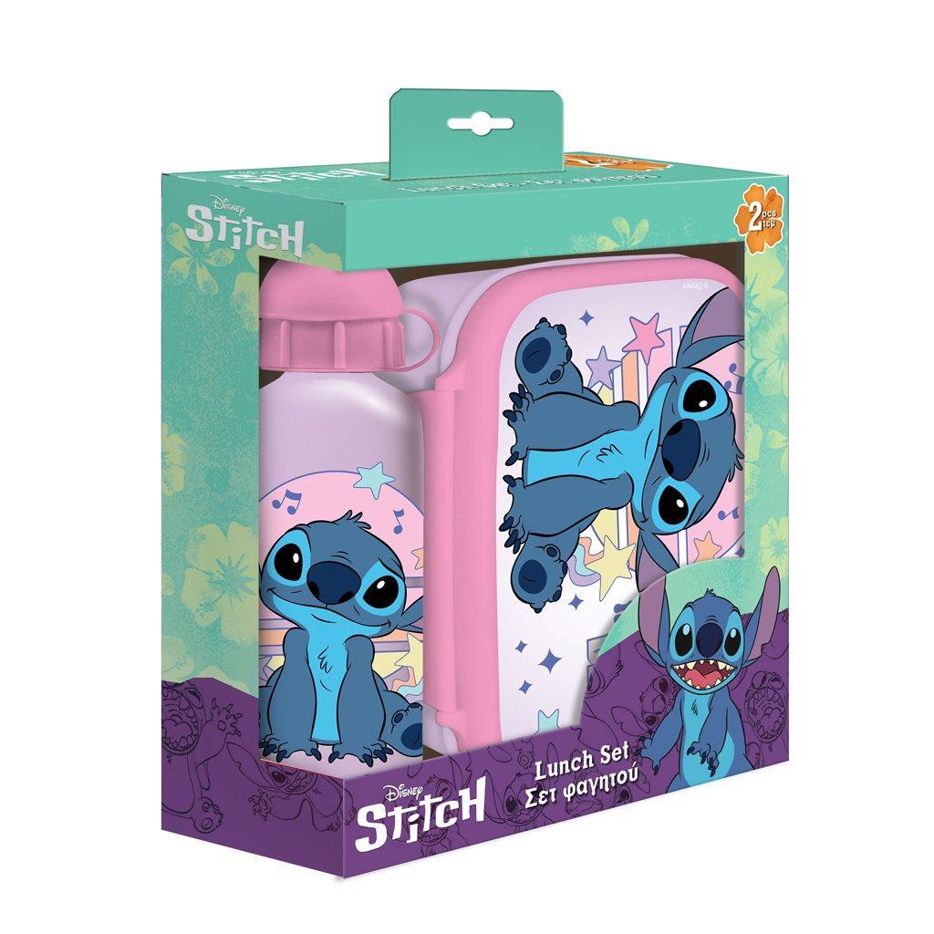 Set Lilo&Stitch cutie sandwich 800 ml + sticla apa aluminiu 500 ml