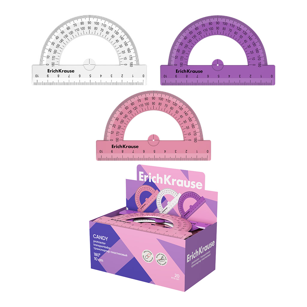 Raportor 180×100 ErichKrause Candy