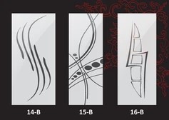 Modele usi sticla sablata