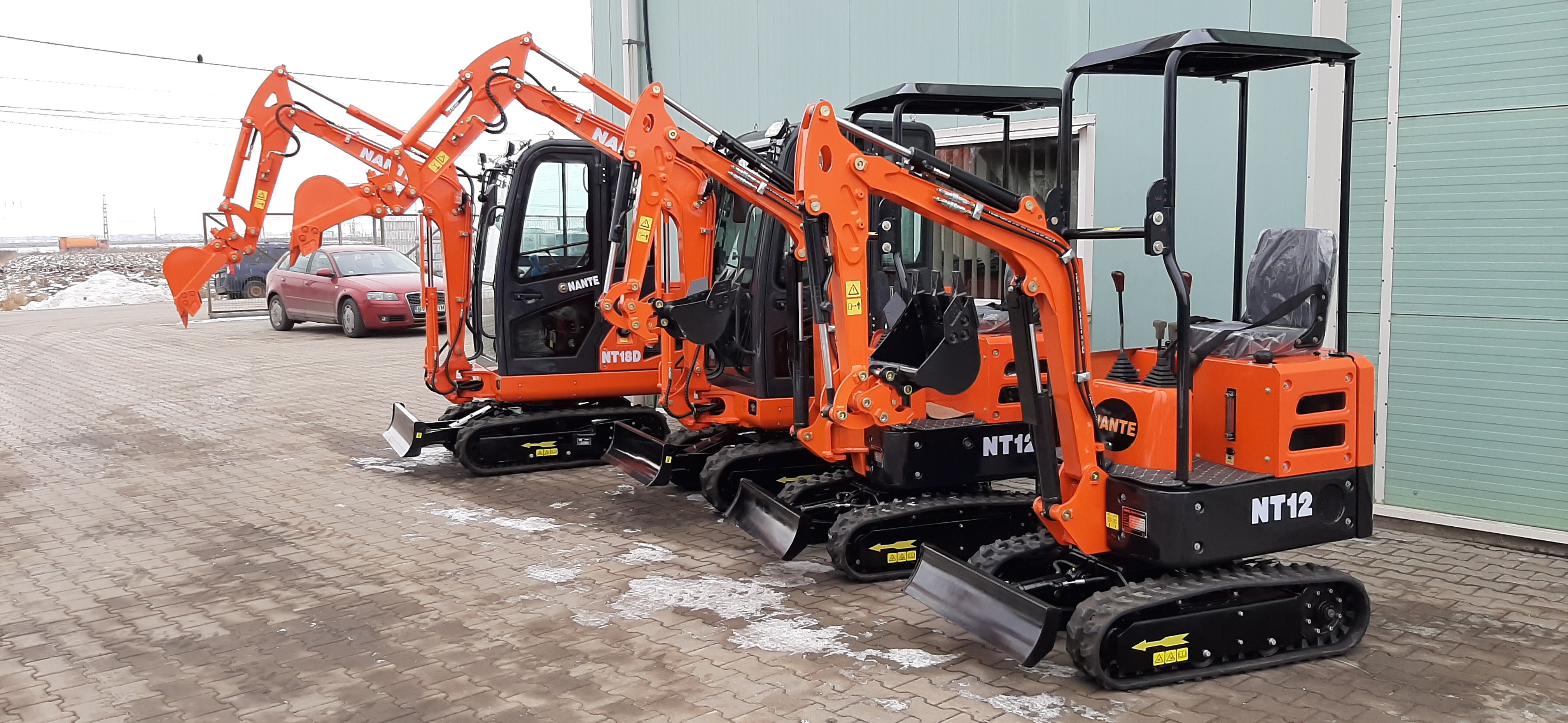 Miniexcavator hidraulic model NANTE NT 12