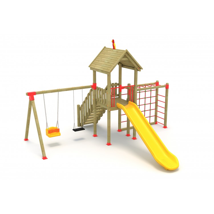 40A Clasic Echipament loc de joaca exterior parc din lemn