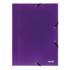 Mapa plastic elastic Spree A4 PP400 microni Mov