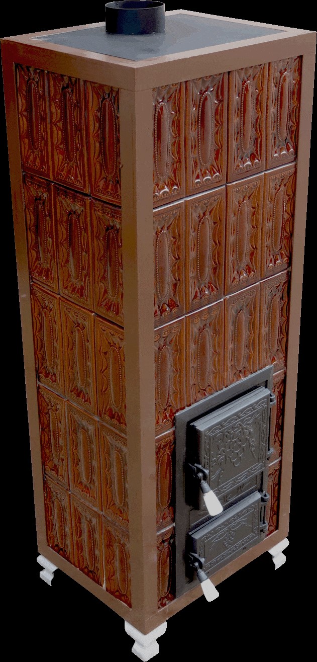 Sobă de încălzit 5 rânduri în ramă