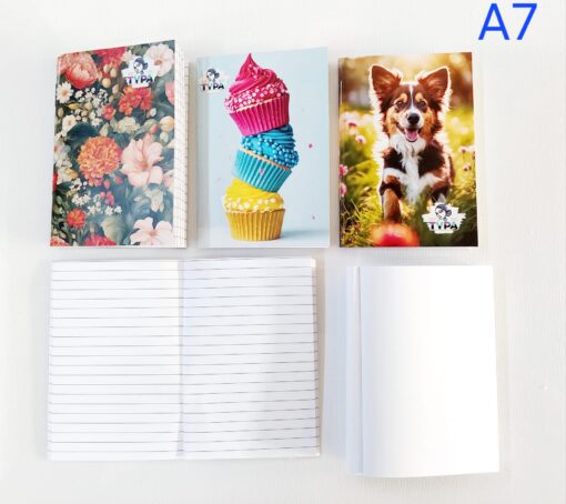 Carnetel A7 capsat 50 file Velin /dictando