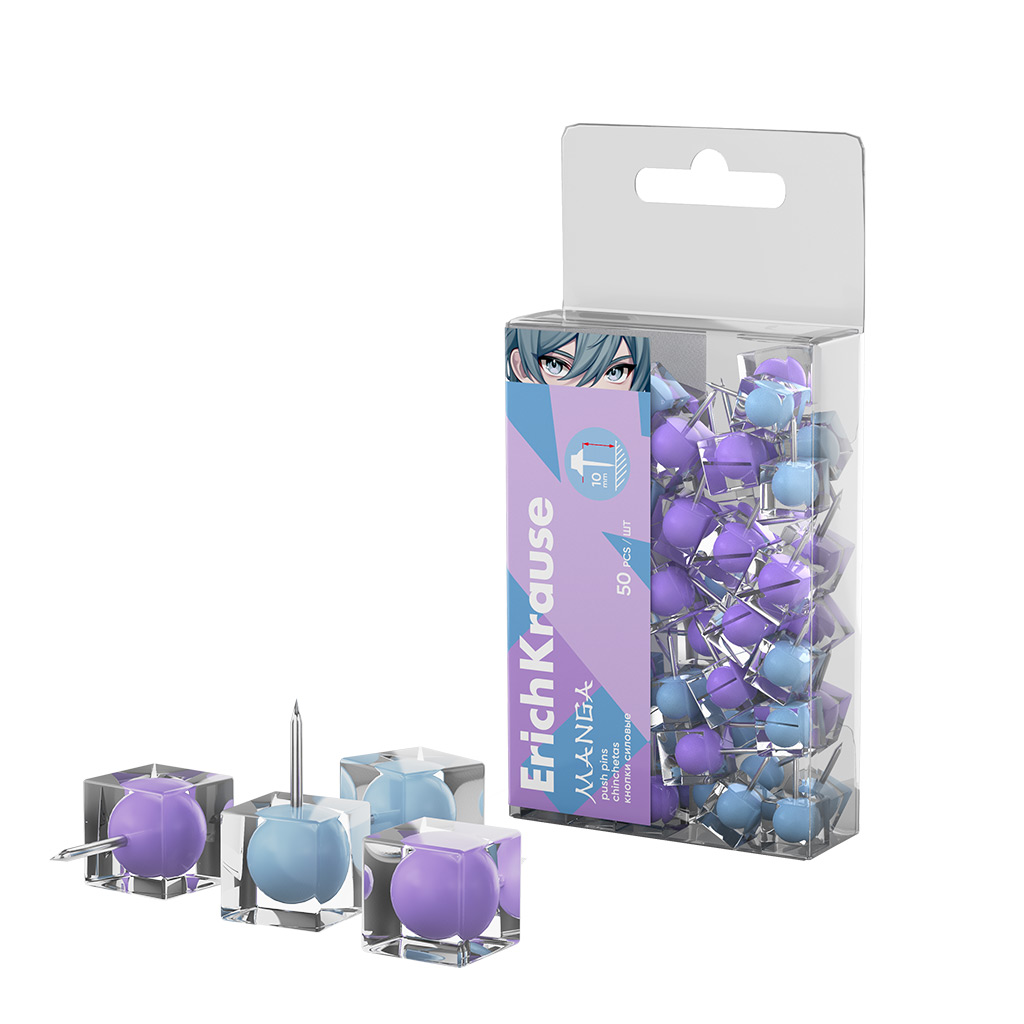 Pioneze panou pluta ErichKrause Manga , 50/cutie