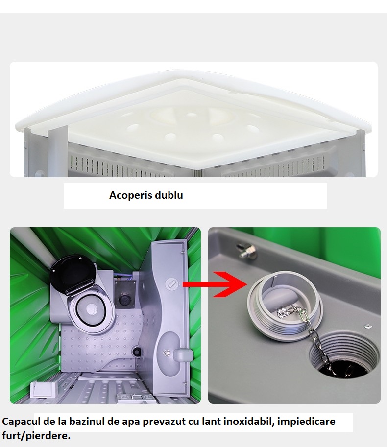 Athena H03P2 Plus – cabină ecologică portabilă pentru trafic intens și condiții dificile