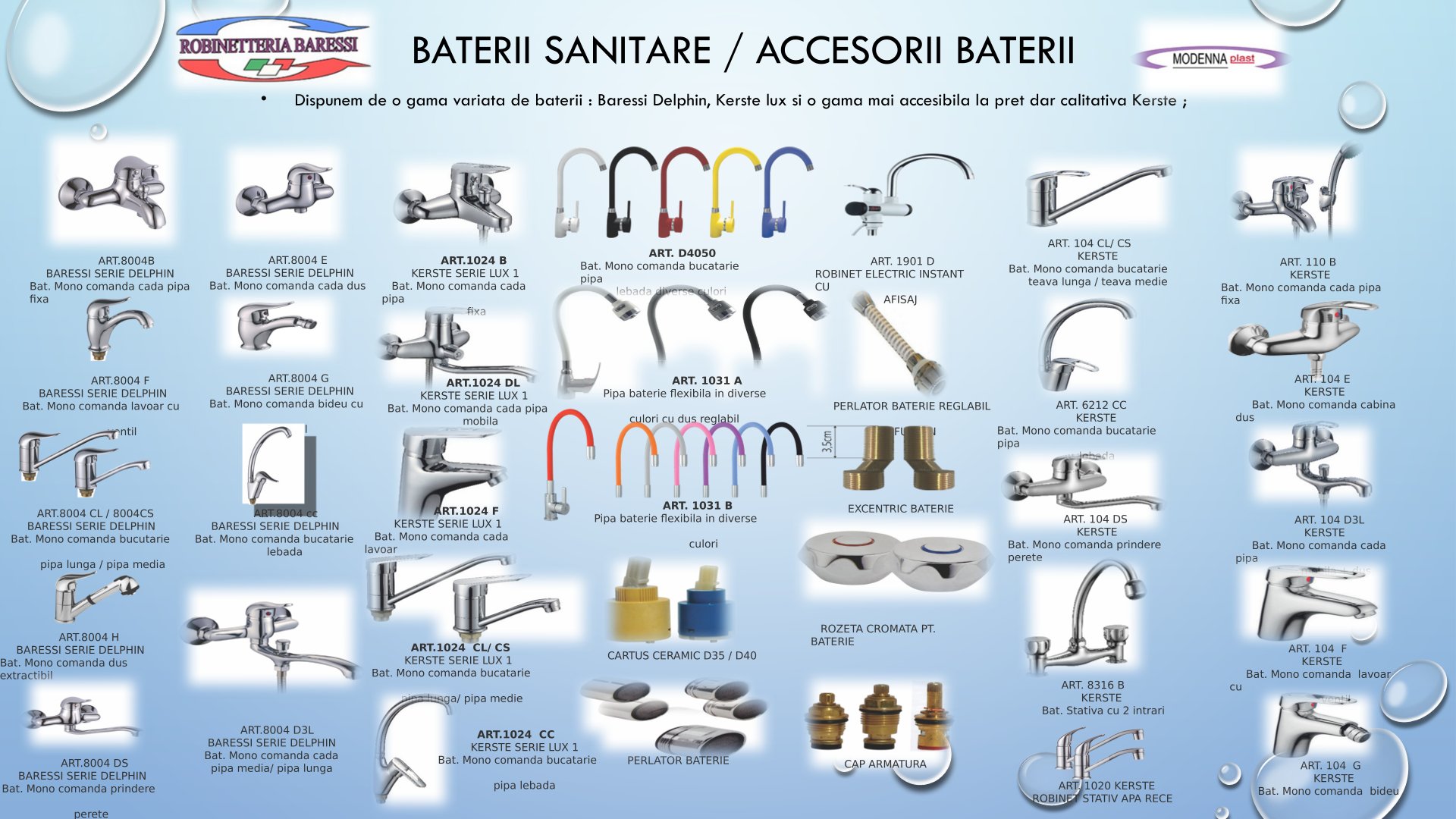 BATERII SANITARE