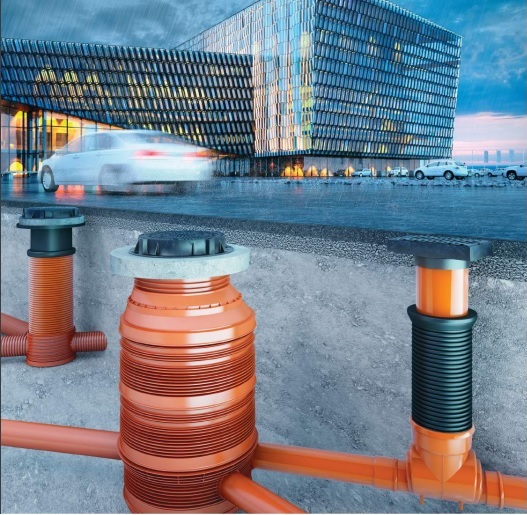 Cămine injectate din polipropilenă pentru inspecție, de racord și de vizitare - tip PRO