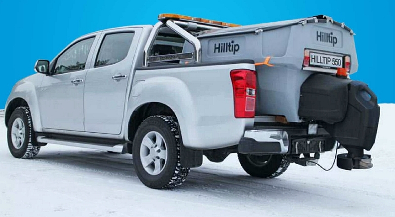 Raspanditor de material antiderapant electric