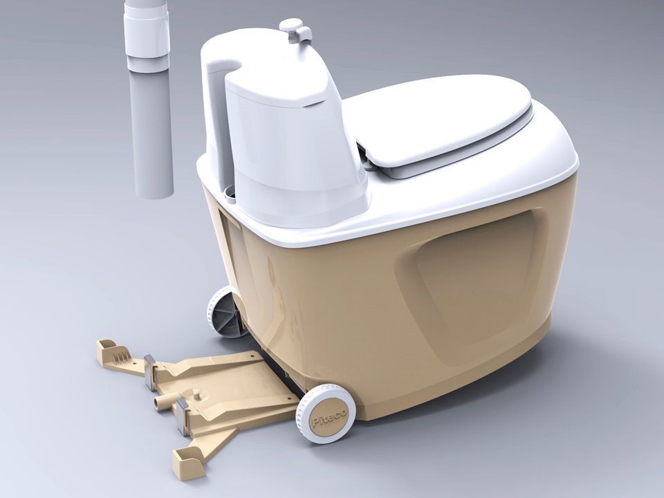 PitEco 905 – Toaleta uscată compactă, durabilă și eficientă pentru locații fără utilități