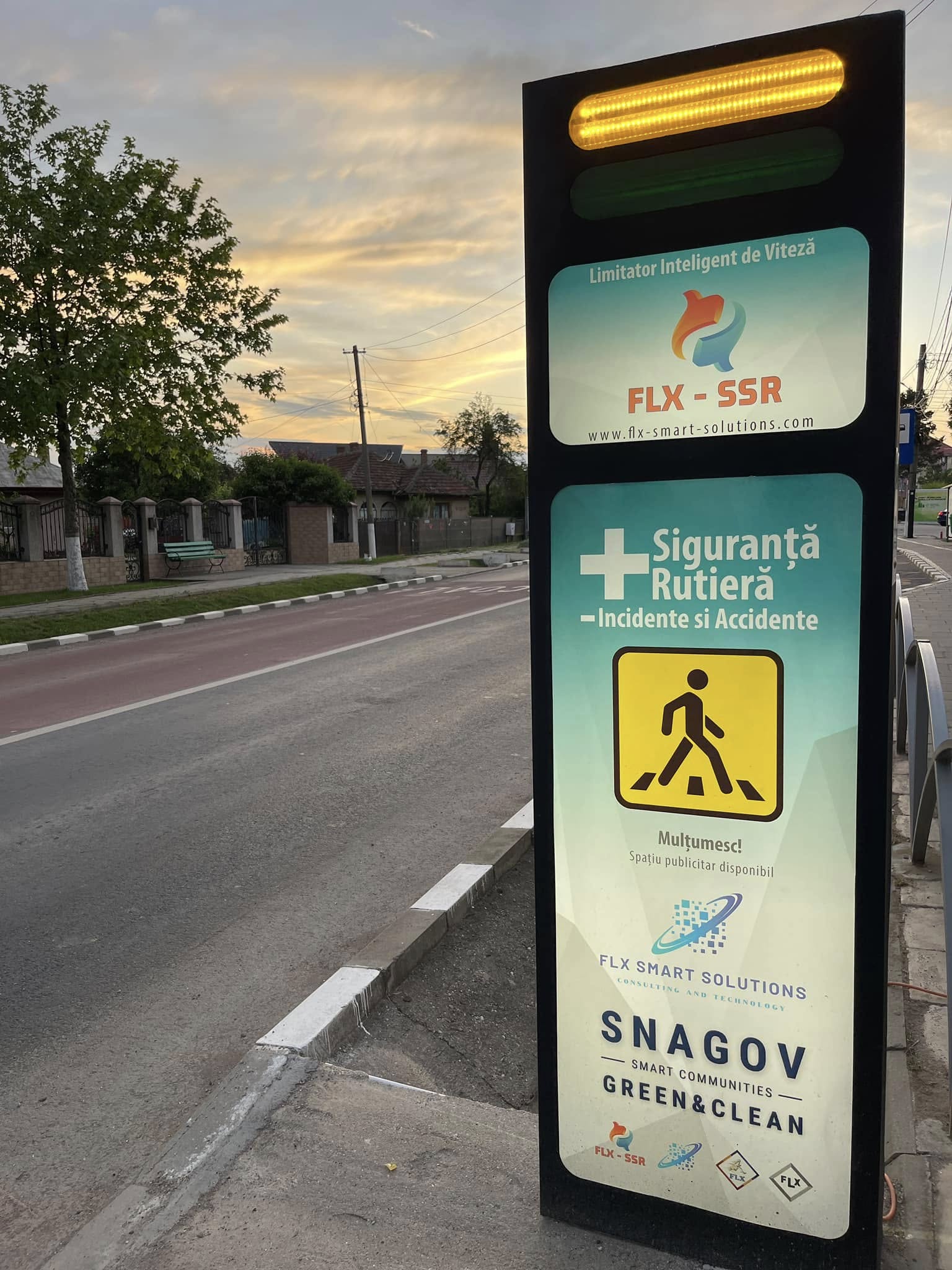 Limitator de Viteză Inteligent FLX-SSR, Unicul Bumper Inteligent din Lume produs 100% în România