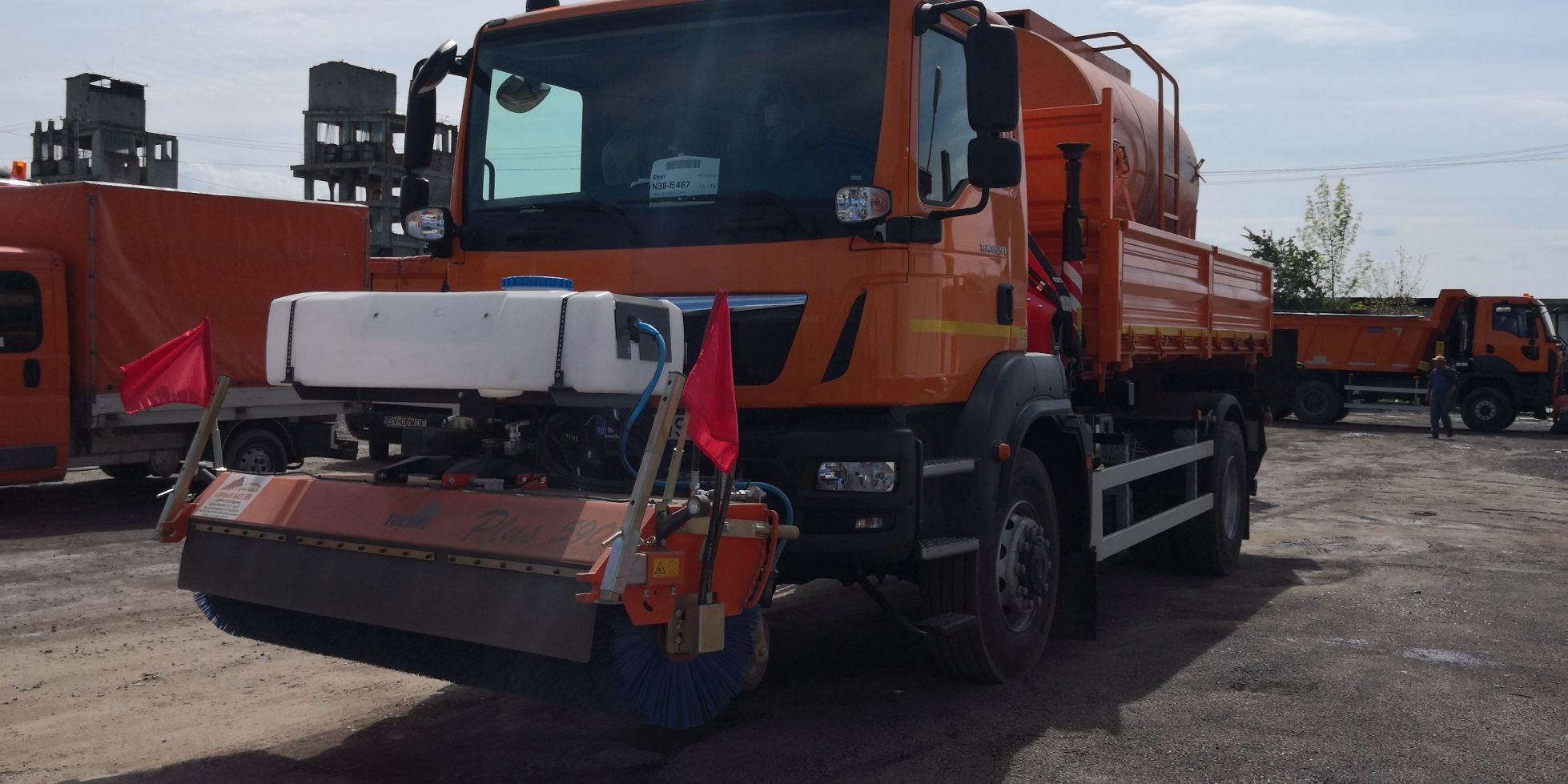 Perie maturat asfalt PLUS pentru camioane