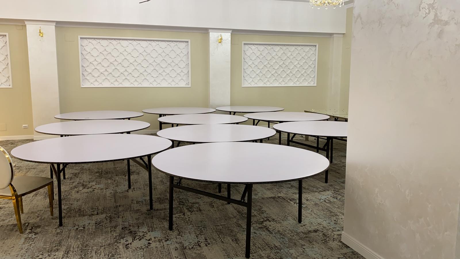 Mese pentru camin cultural, evenimente, nunti, conferinte, mese BANCHET