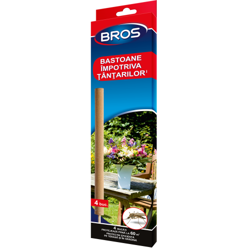 Bastonase fumigene anti tantari set/4buc.