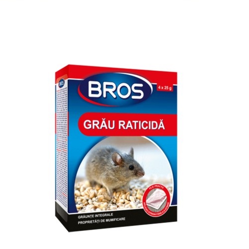 Cereale din grau impotriva soarecilor si sobolanilor 120 g