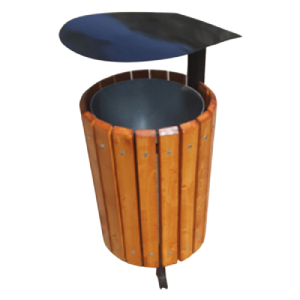 Coș stradal cu capac rabatabil Rabil