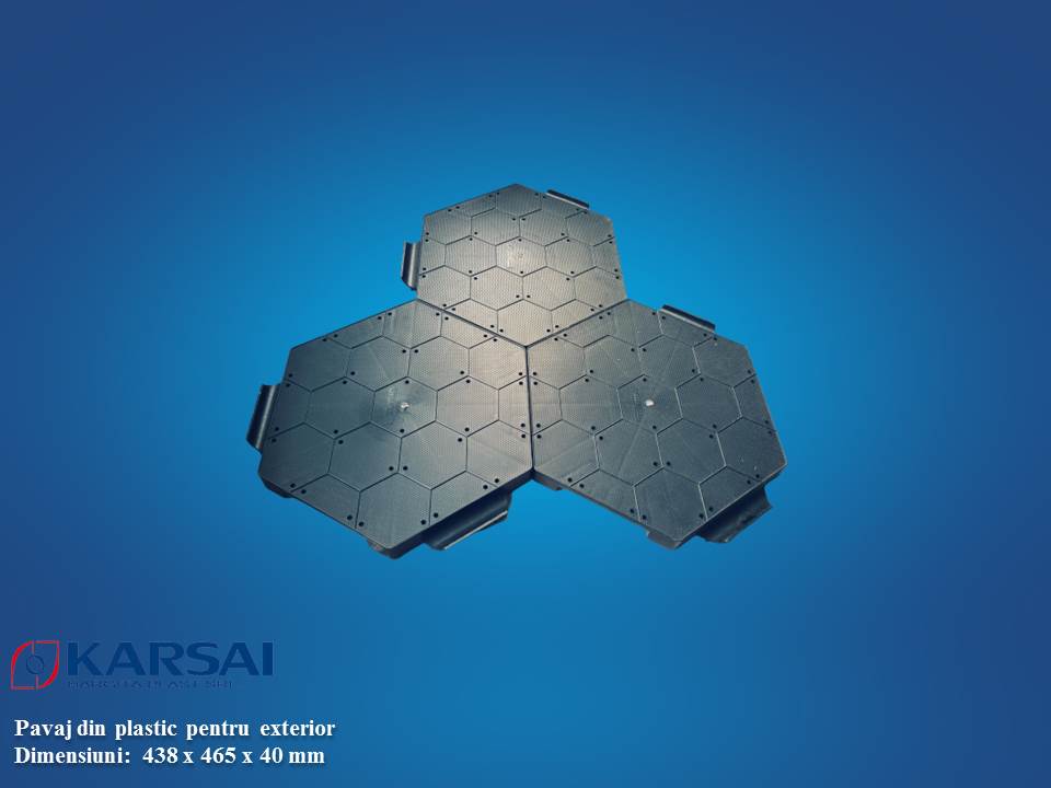 Pavaj din plastic pentru exterior