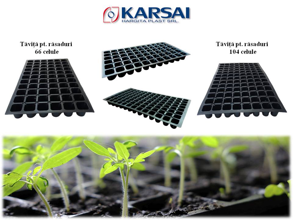 Tăvițe pentru răsaduri
