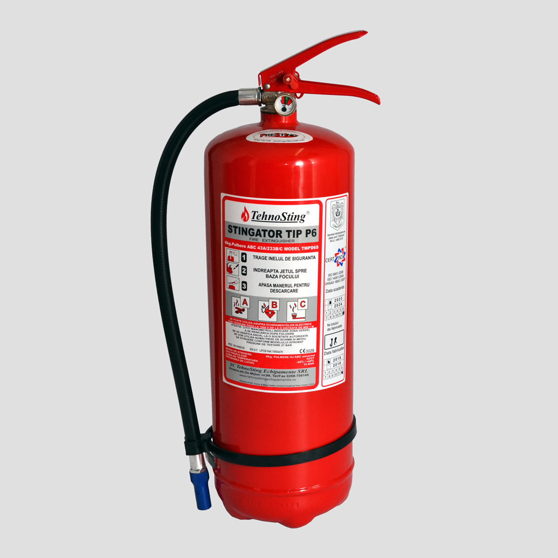 Stingator portabil cu pulbere tip P6