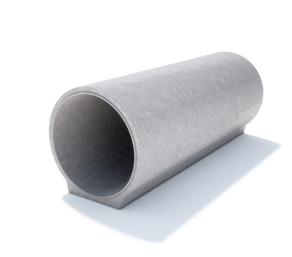 Tuburi cu talpă, cu cep și buză din beton simplu